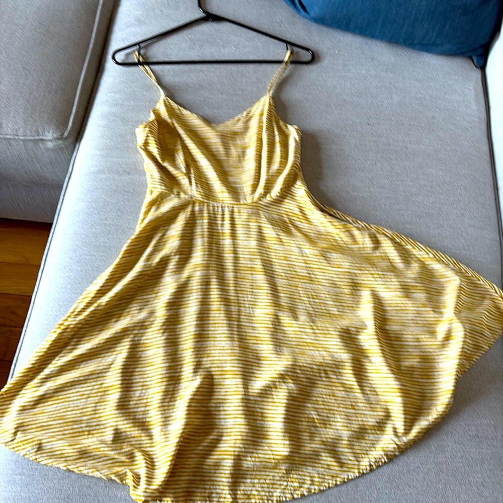 Old Navy Cream Yellow Sundress Spaghetti Strap Mini